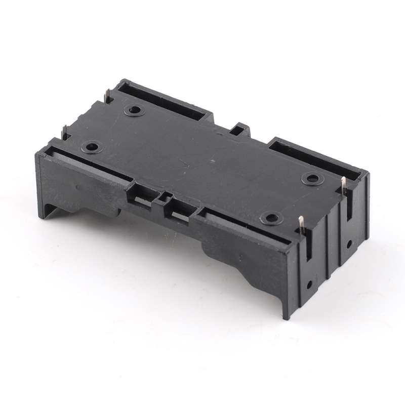 Porte-pile plastique 2x18650 pour alimentation portable
